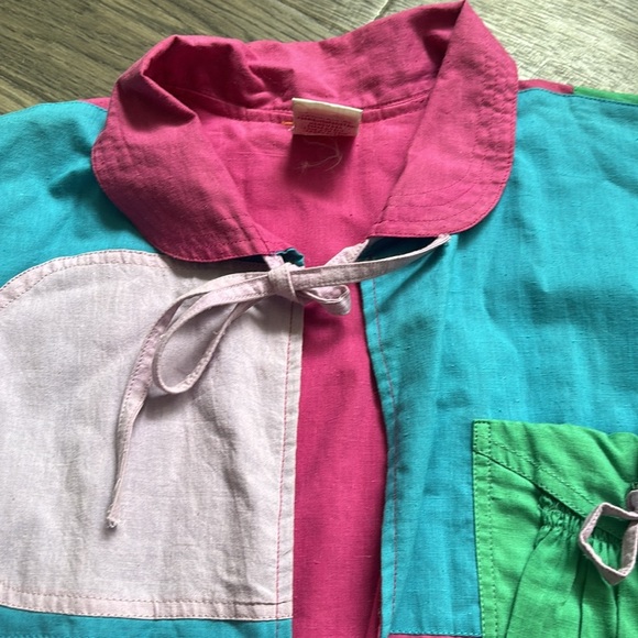 Zanit Planet | Vintage Multicolour Cardigan Jacket With Ties Size Small/Medium - Picture 5 of 11